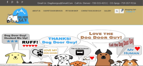 Dog Door Guy website picture