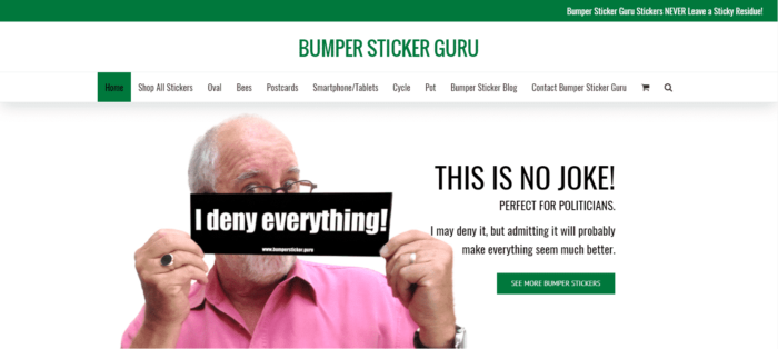 Bumpersticker Guru Screenshot