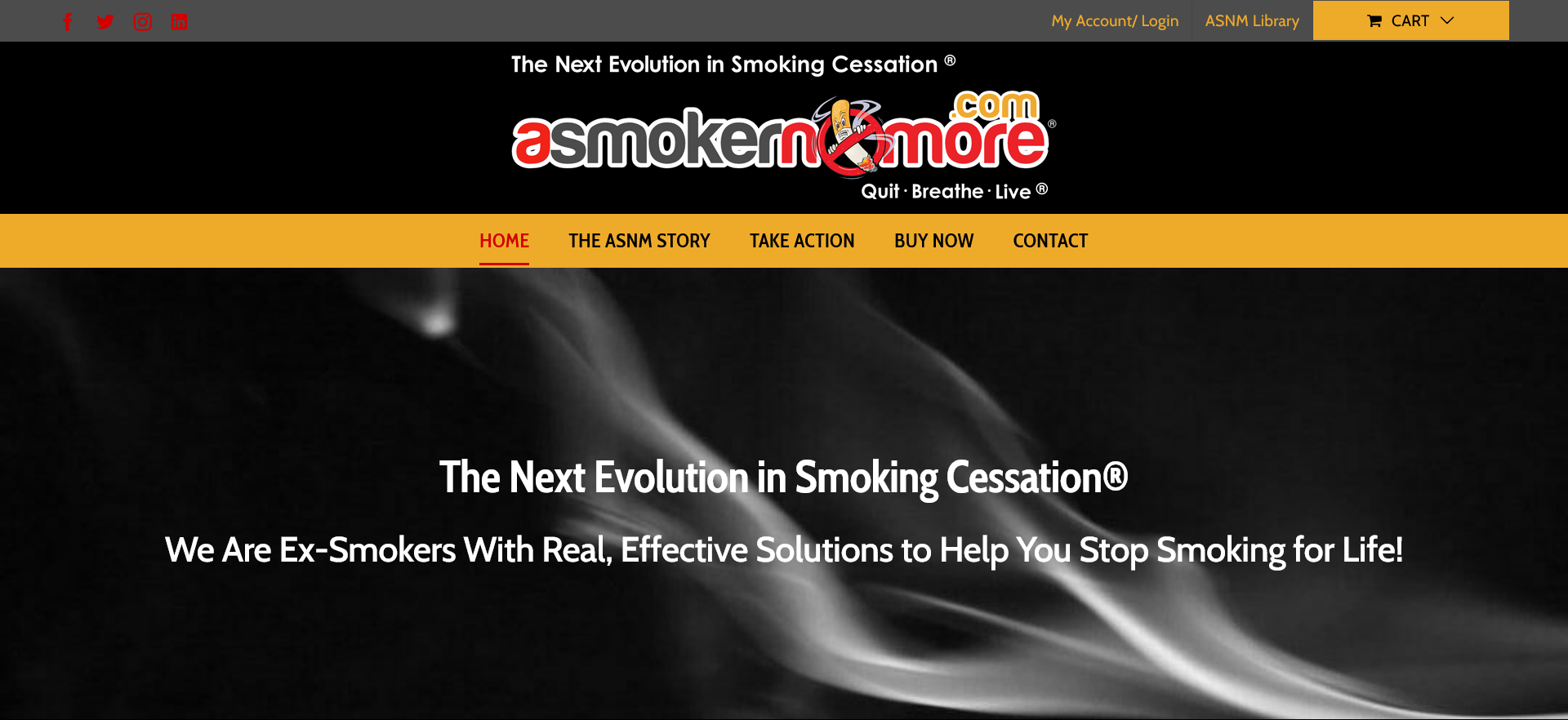 Smoking Cessation Online Program Stop Smoking ASmokerNoMore Com