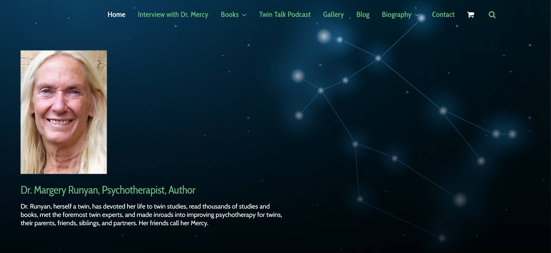 Dr Margery Runyan Psychotherapist and Author Twin Studies