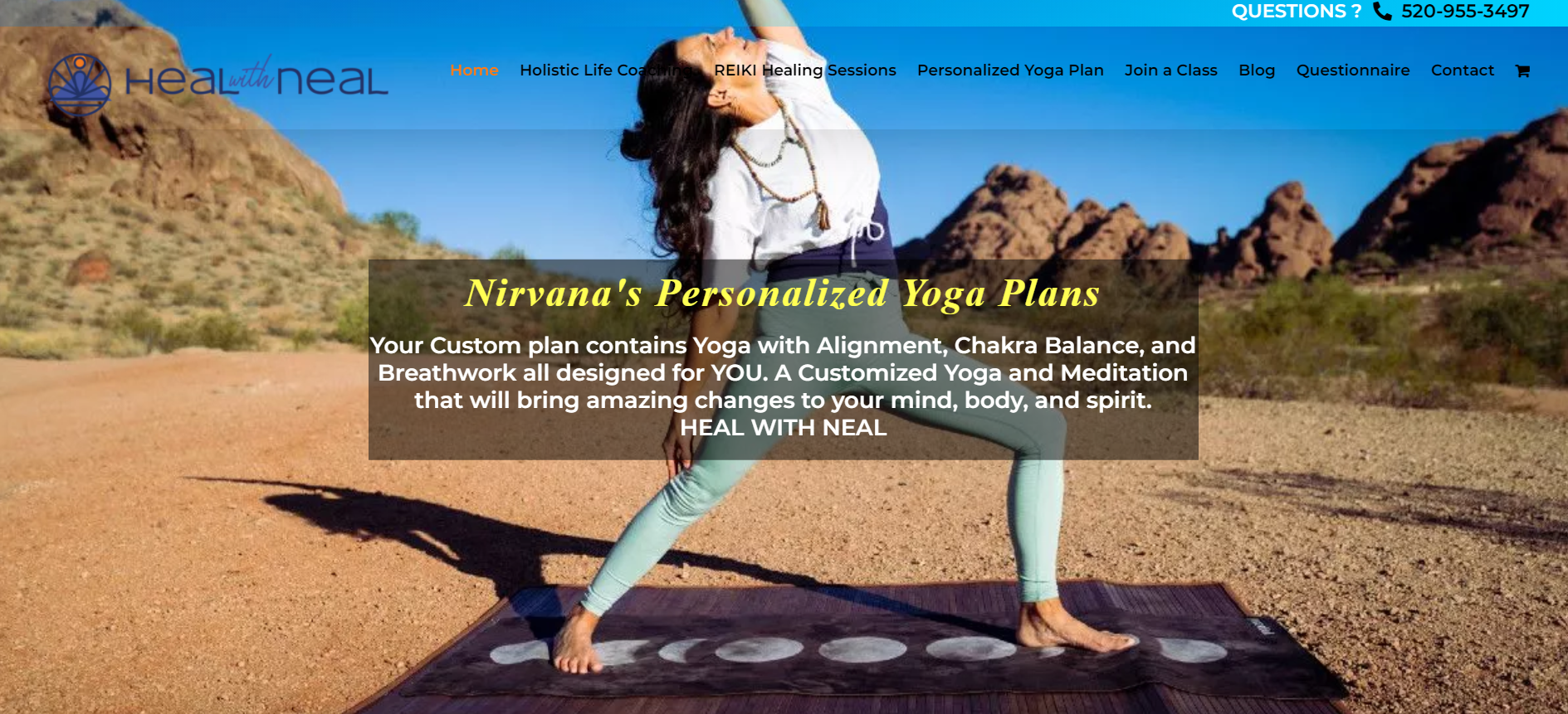 Nirvana Neal Site Screenshot